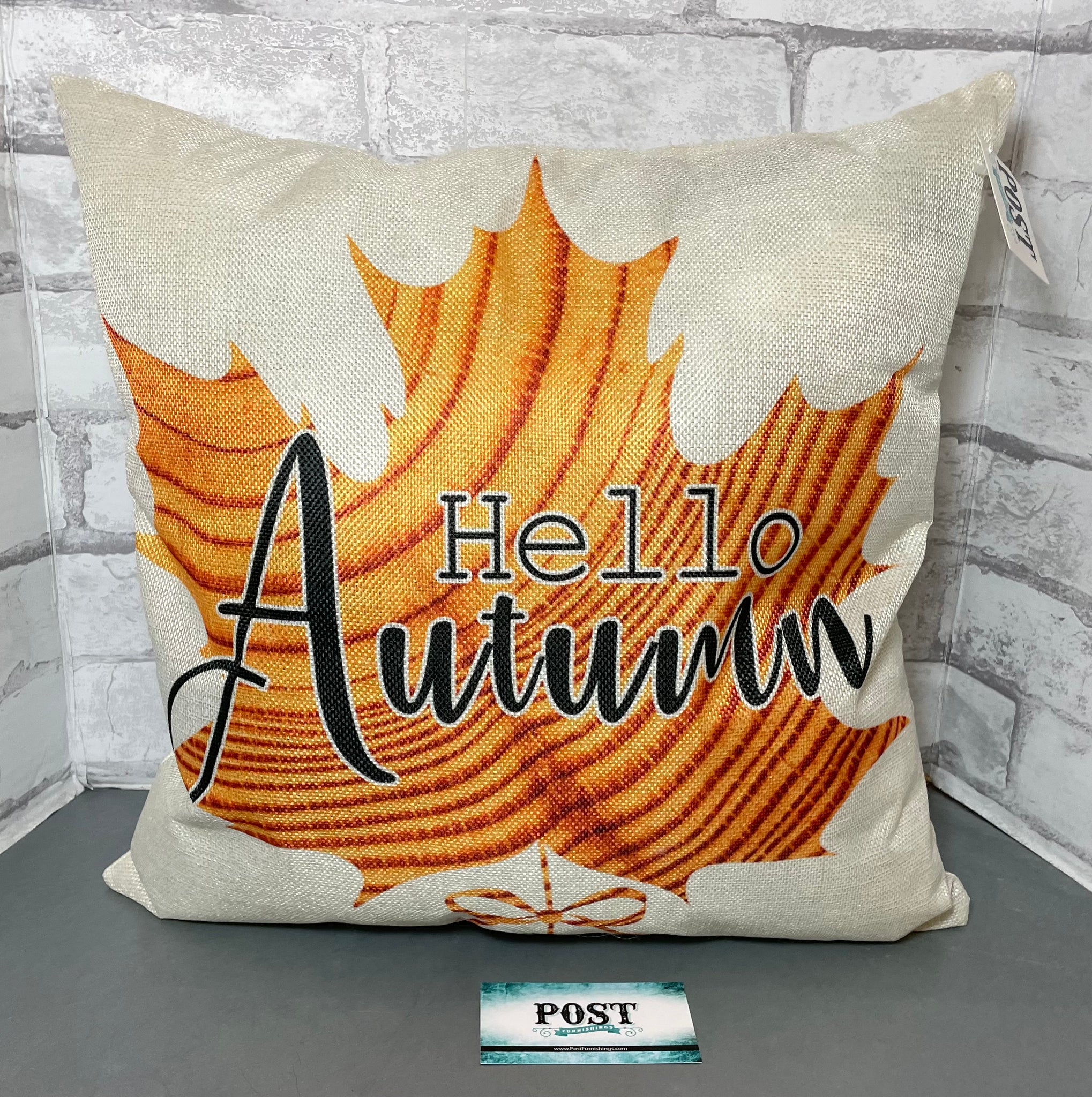 “Hello Autumn” Pillow