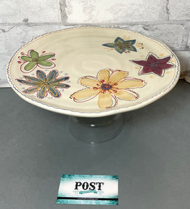 Flower Cake Platter Stand