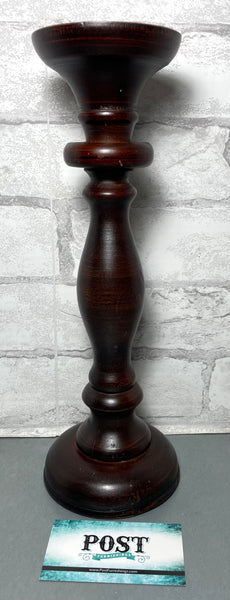 Wooden Candle Pillar