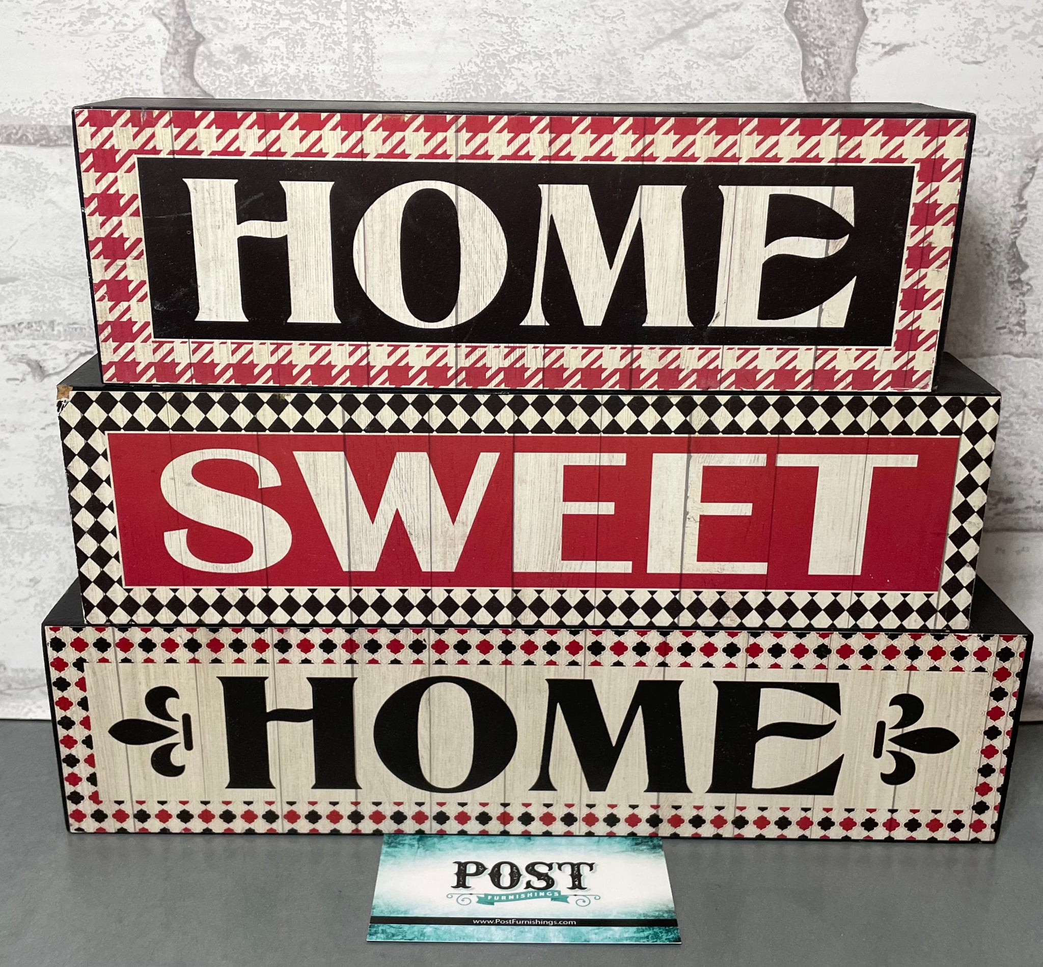 “Home Sweet Home” Stackable Signs