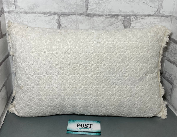 White lace throw sales pillows