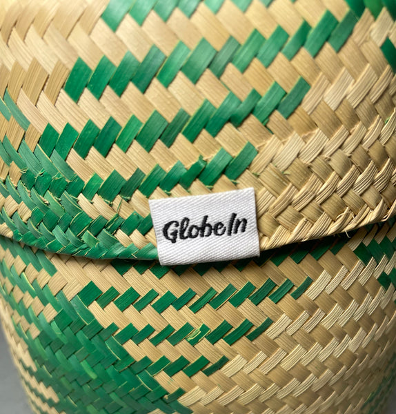 GlobeIn Woven Basket And Top