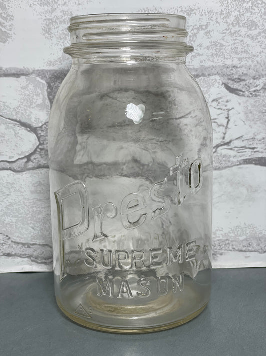 Vintage Presto Mason Jar
