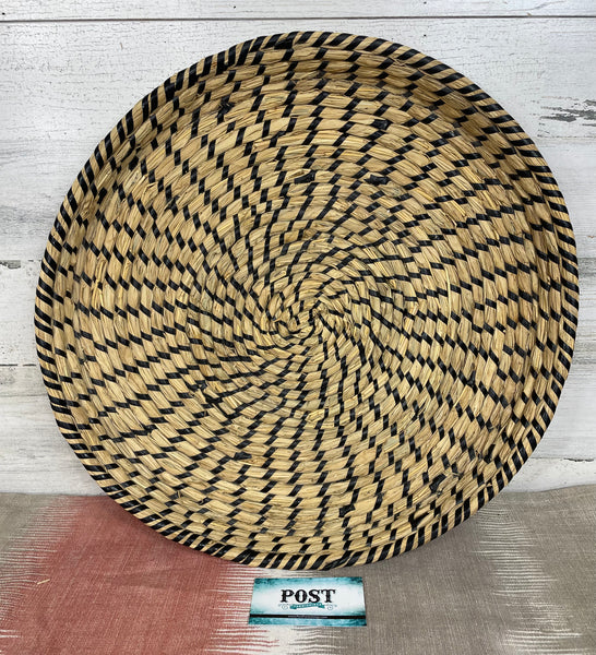 Round Woven Tray/ Wall Art