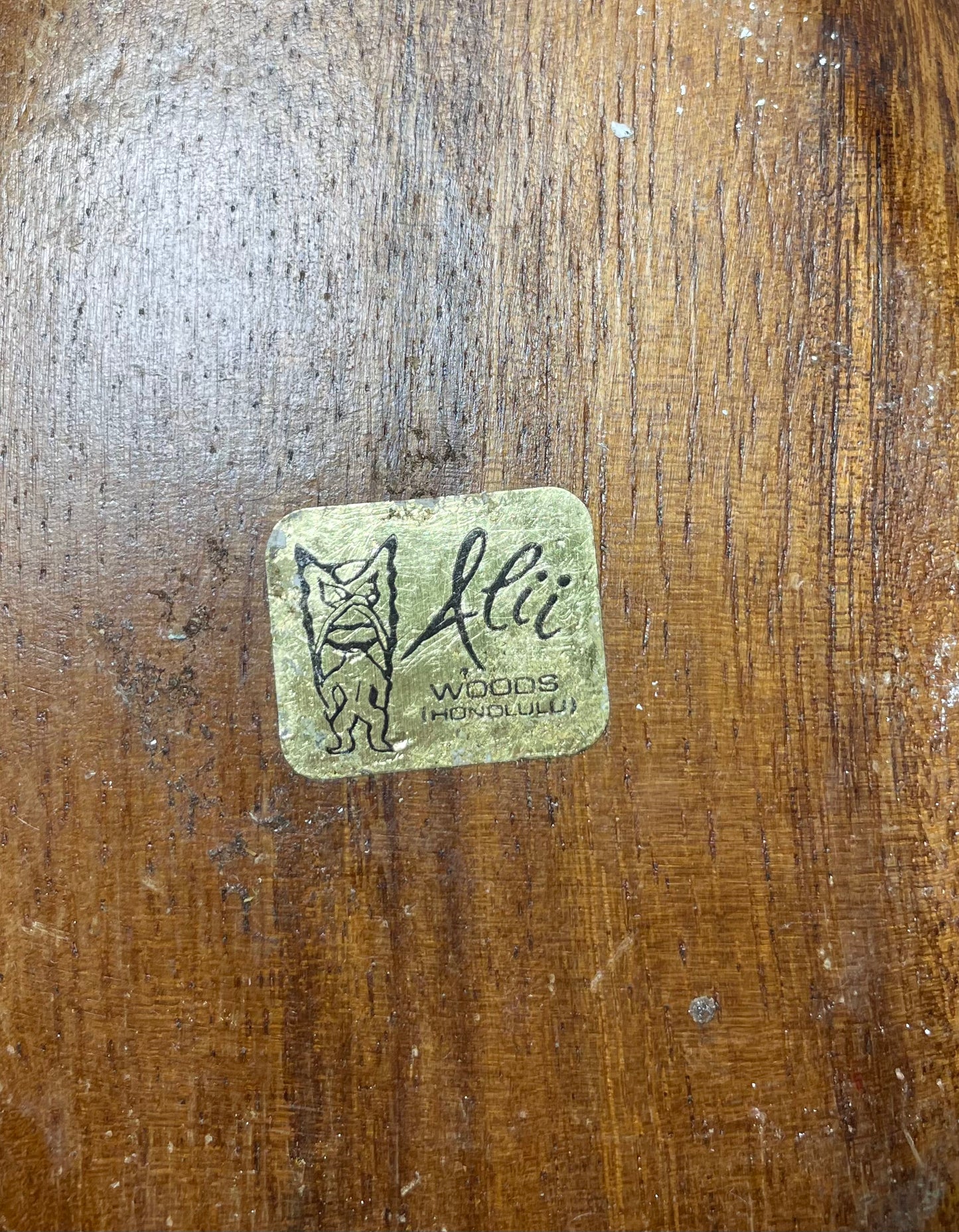 Vintage Wood Pineapple Dish