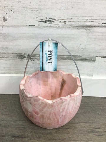 Pier 1 Wood Easter Egg Basket