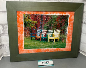 Colorful Lawn Chair Wall Art