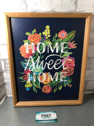 “Home Sweet Home” sign