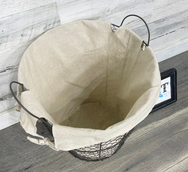 Chicken Wire Laundry Basket
