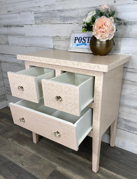 Pink Entryway Accent Table