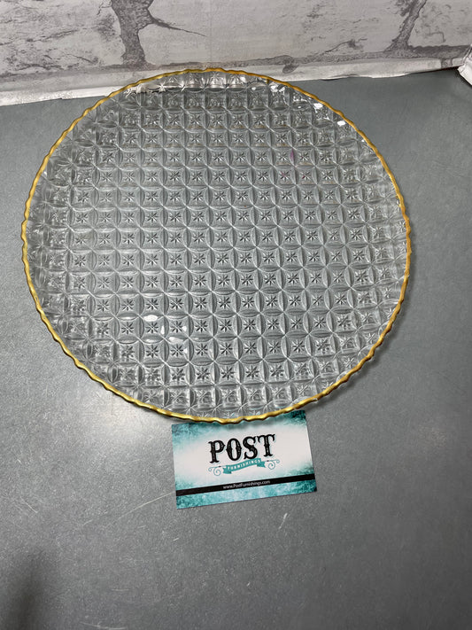 Gold Trim Vintage Plate