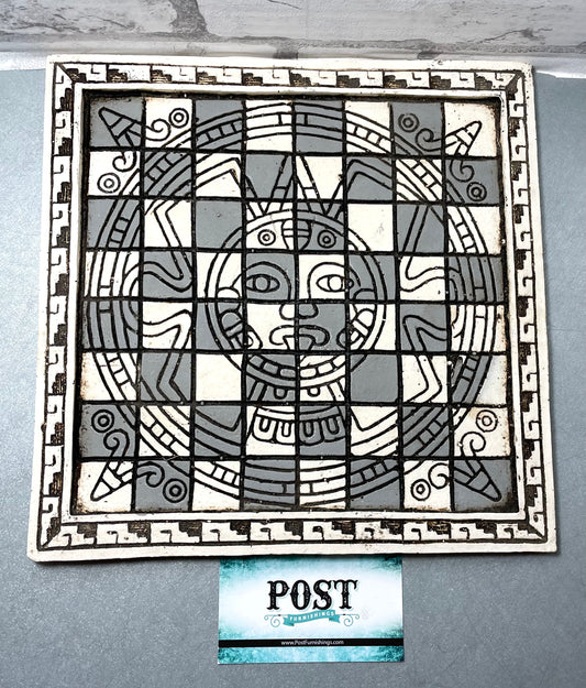 Aztec/ Mayans Chessboard Chess Tile