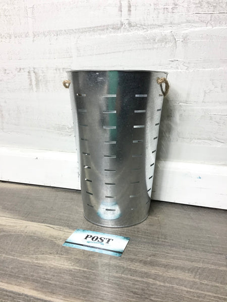 Tin Vase/Basket