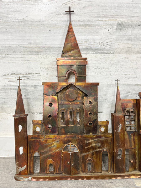 Copper Church Sculpture