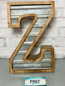 Metal Letter Wall Decor “Z”