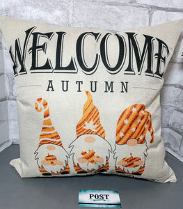 “Welcome Autumn” Pillow