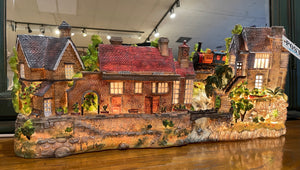 Light Up Village W/ Train