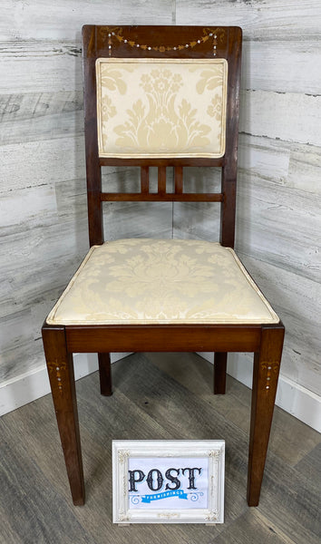 Antique Mother Of Pearl Inlay Chair