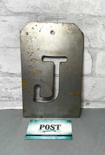 Rustic Letter “J” Decor