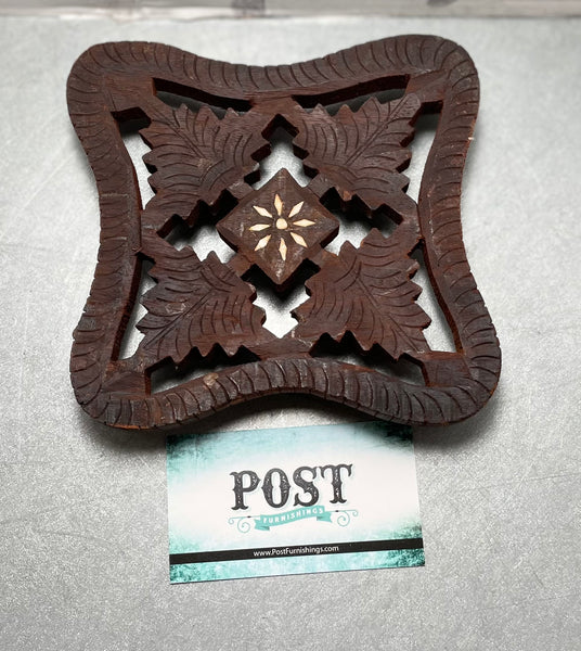 Antique Wooden Coaster