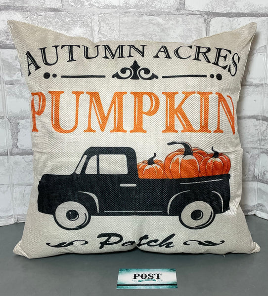 “Autumn Acres Pumpkin Patch” Pillow
