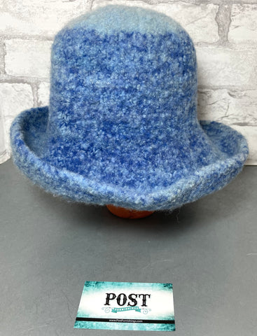 Woven Blue Hat