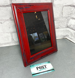 Red Distressed Frame