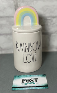 Rae Dunn Rainbow Love Candle