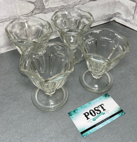 Set of 4 Sundae Glasses